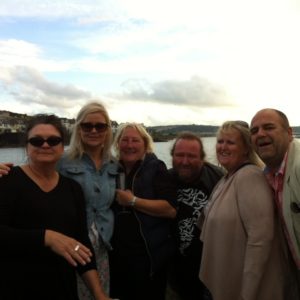 Staff from the Chemotherapy Unit enjoying the cruise